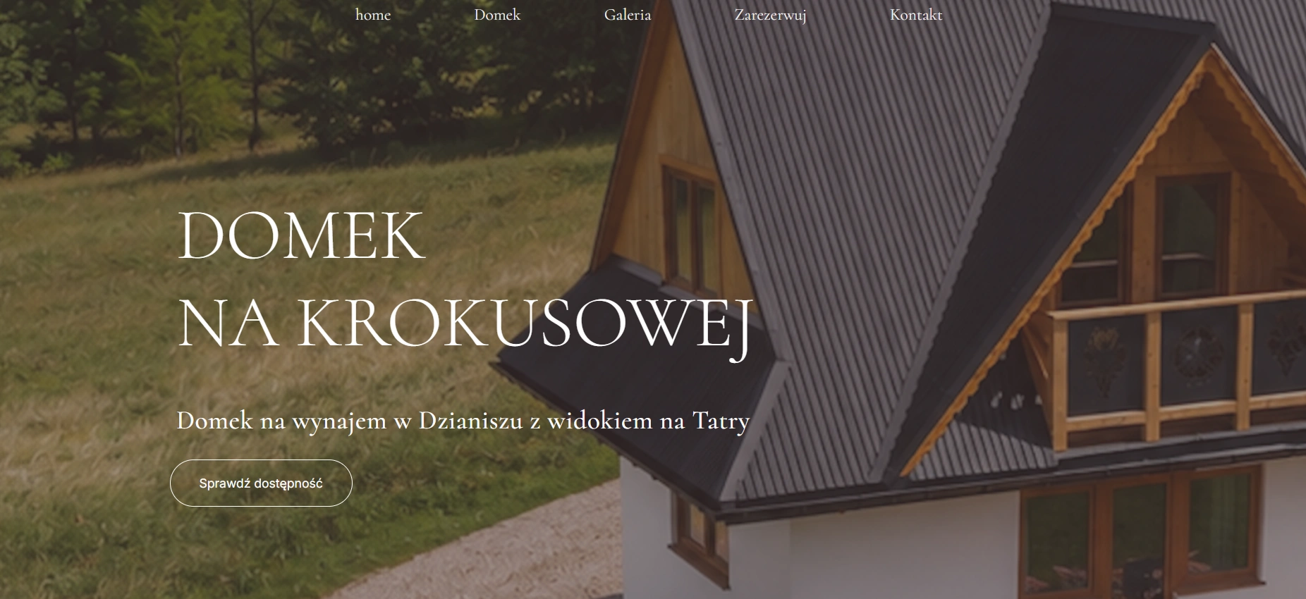 Domek na Krokusowej